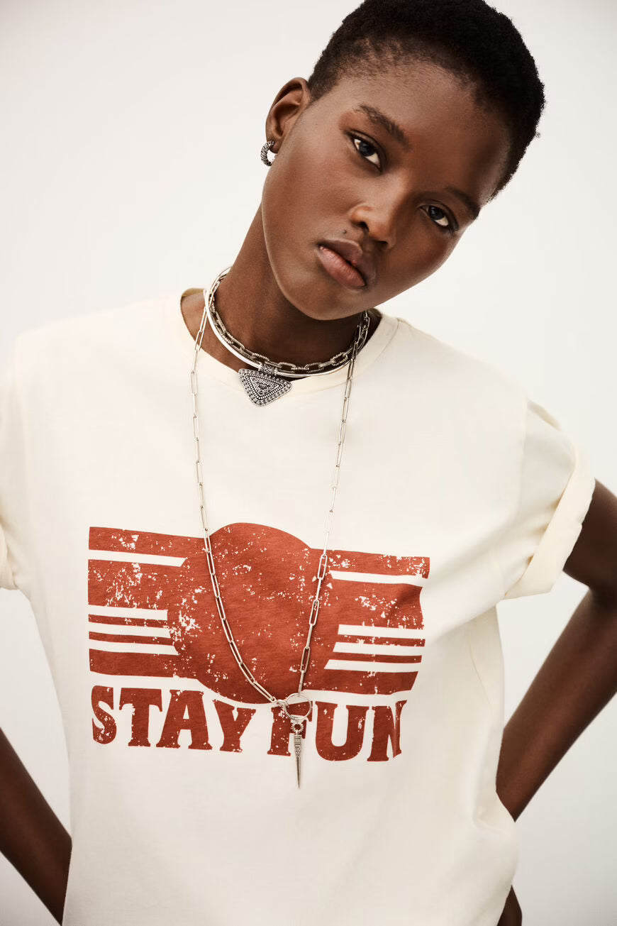 T-shirt Reese Ecru
