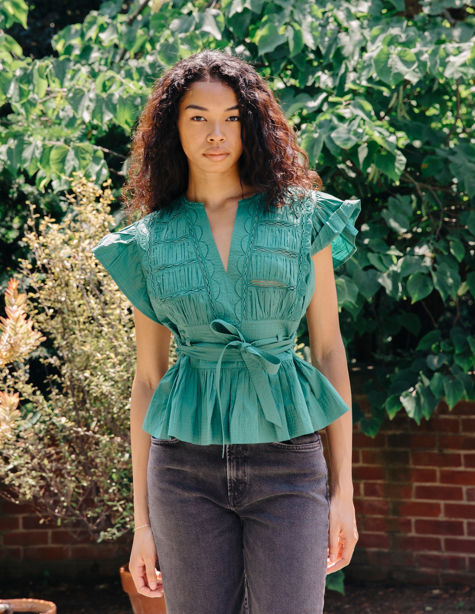 Madelyn Top Foliage Green