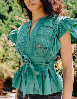 Madelyn Top Foliage Green