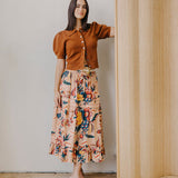 Nolan Skirt Aster Harvest Print