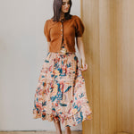 Nolan Skirt Aster Harvest Print
