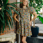 Edith Short Sleeve Dress Cottage Garden Liberty Print