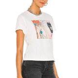 Classic Tee Just Send Wine Vintage White