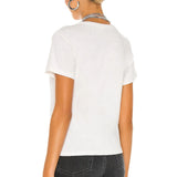 Classic Tee Just Send Wine Vintage White