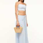 Shirley Raffia Mini Bucket Natural/Tan