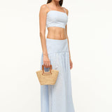 Shirley Raffia Mini Bucket Natural/Tan