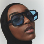 Jane Mini in Blue Tortoise