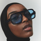 Jane Mini in Blue Tortoise