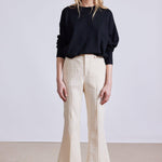 Rene Flare Trouser Ecru