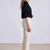 Rene Flare Trouser Ecru