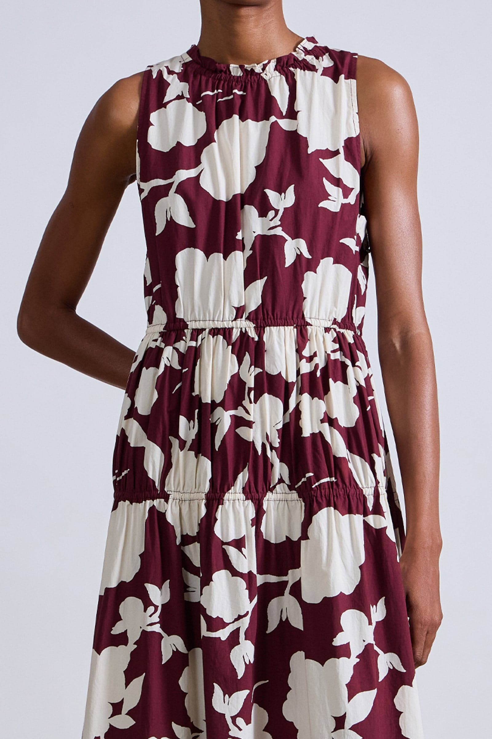 Arte Tank Dress Paz Floral Fig