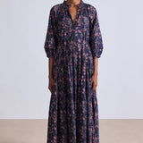 Trinidad Maxi Dress Camille Floral Navy