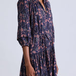 Trinidad Maxi Dress Camille Floral Navy