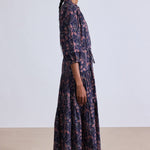 Trinidad Maxi Dress Camille Floral Navy