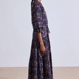 Trinidad Maxi Dress Camille Floral Navy