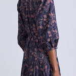 Trinidad Maxi Dress Camille Floral Navy