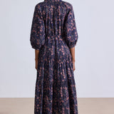 Trinidad Maxi Dress Camille Floral Navy