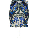 Hannah Top Palm Pavillion Cobalt