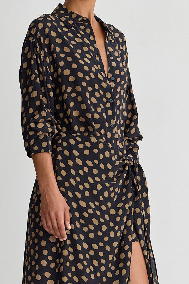ALESSANDRA SARONG SHIRT DRESS