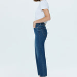 Charlie High Rise Straight Ankle Jean
