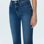 Charlie High Rise Straight Ankle Jean