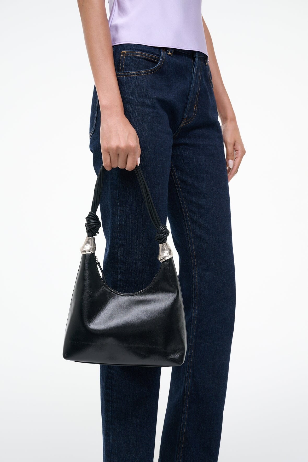 Cuff Shoulder Bag Black