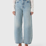 The Bow Crop Barrel Jean