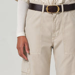 Marcelle Low Slung Cargo Burnished Quartz (Khaki)