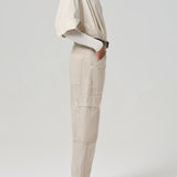 Marcelle Low Slung Cargo Burnished Quartz (Khaki)