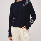 White + Warren Cashmere Beachcomber Crew