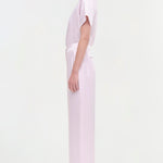 Addy Short Sleeve Knit Back T-Shirt Ballet Pink