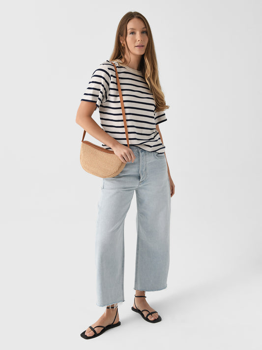 Goldie Tee Azure Stripe