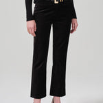 Isola Cropped Trouser Velvet Black