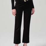 Isola Cropped Trouser Velvet Black