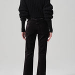 Isola Cropped Trouser Velvet Black