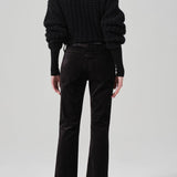 Isola Cropped Trouser Velvet Black