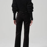 Isola Cropped Trouser Velvet Black