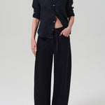 Brynn Linen Trouser True Navy