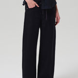 Brynn Linen Trouser True Navy