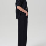 Brynn Linen Trouser True Navy