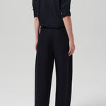 Brynn Linen Trouser True Navy