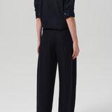 Brynn Linen Trouser True Navy