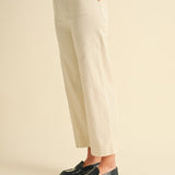 Ginny Straight Leg Pant Eggshell