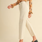 Ginny Straight Leg Pant Eggshell
