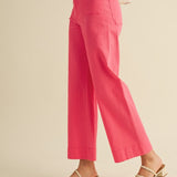 Ginny Straight Leg Pant Berry Pink