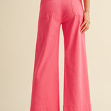 Ginny Straight Leg Pant Berry Pink