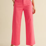 Ginny Straight Leg Pant Berry Pink