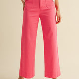 Ginny Straight Leg Pant Berry Pink