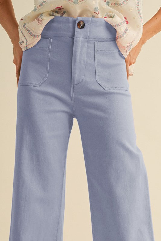 Ginny Straight Leg Pant Conflower Blue