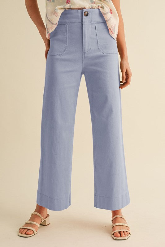 Ginny Straight Leg Pant Conflower Blue